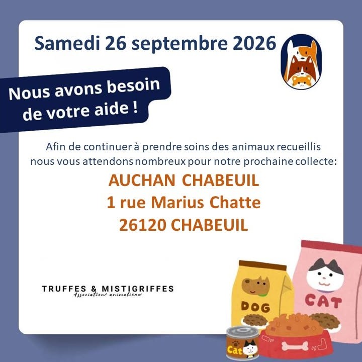 COLLECTE AUCHAN CHABEUIL- 26/09/26
